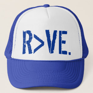 R>ve. Chapéu do boné