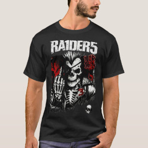 RA1DER5: Camiseta Gráfica "Anarquia" Punk-Skeletor