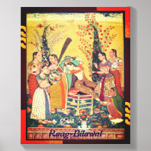 Raag BilawalWrapped Canvas Azulejo de Fotografias
