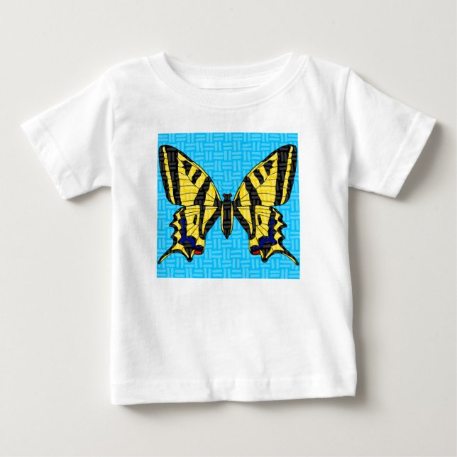Rabada-de-andorinha (branco) - Camiseta de Bebê (Frente)