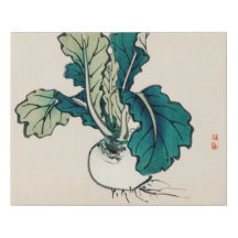 Rabanete por Kōno Bairei