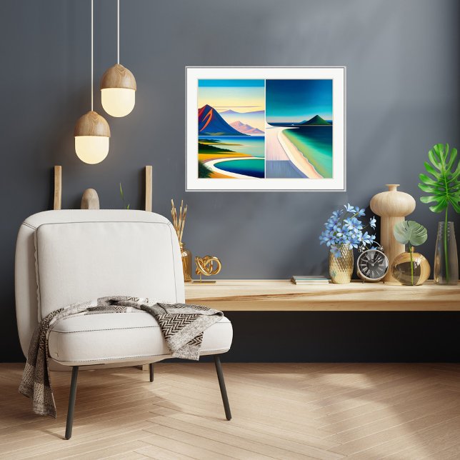 Rabaul Diptych - Impressão de Arte Canvas (Criador carregado)