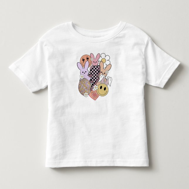 Rabbit Toddler Fine Jersey T-Shirt (Frente)