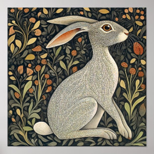 Rabbit Wall Art Willife Poster
