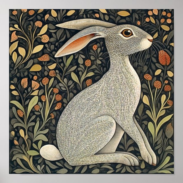 Rabbit Wall Art Willife Poster (Frente)