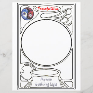 Rabiscar no símbolo da Felicidade Pacífica