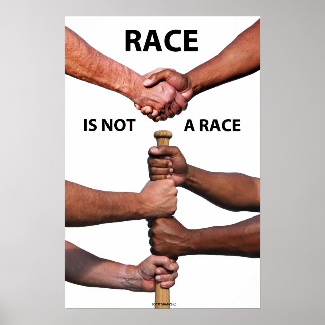 Raça não é um Poster Race (Frente)