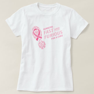 Raça para o t-shirt do funcionamento do cancro da