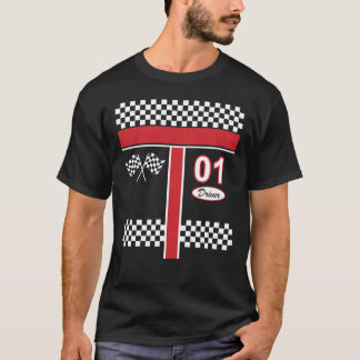 Race Car - Camiseta de Figurino para Halloween