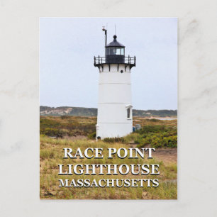 Race Point Lighthouse, cartão postal de Massachus