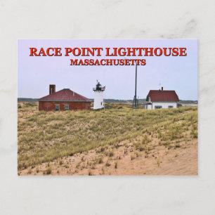 Race Point Lighthouse, cartão postal de Massachuse