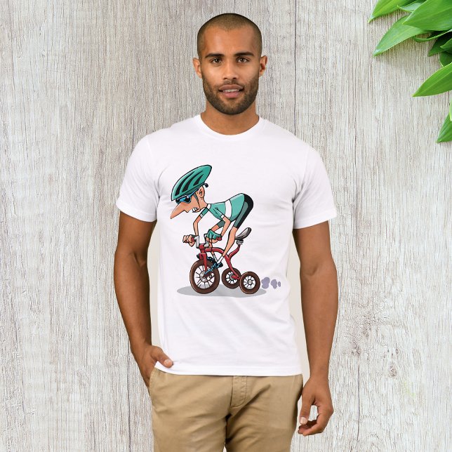 Racer On Tricycle Mens T-Shirt (Criador carregado)
