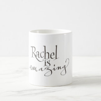 Rachel é caneca surpreendente