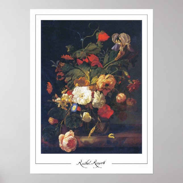 Rachel Ruysch Zedign Art Poster nº 3 (Frente)