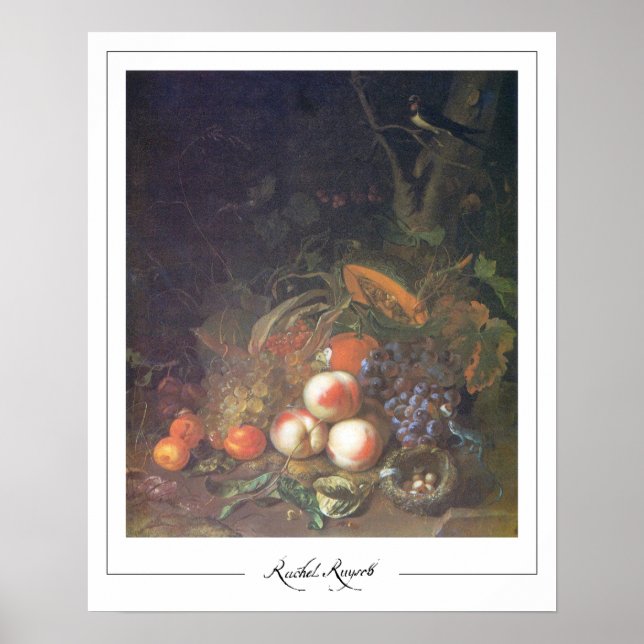 Rachel Ruysch Zedign Art Poster nº 6 (Frente)
