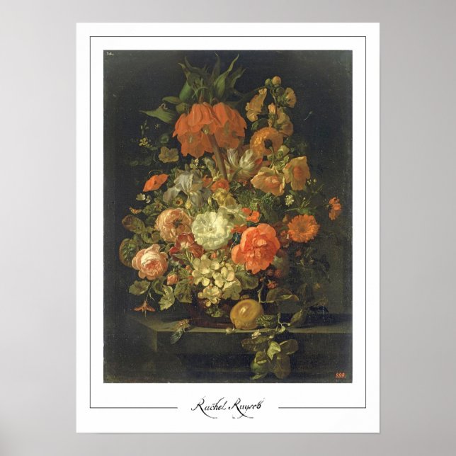 Rachel Ruysch Zedign Art Poster nº 64 (Frente)