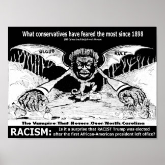 Racismo: poster de 1898