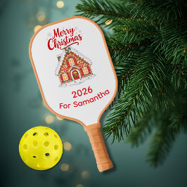 Rack de Pickleball de Natal Personalizado para a M