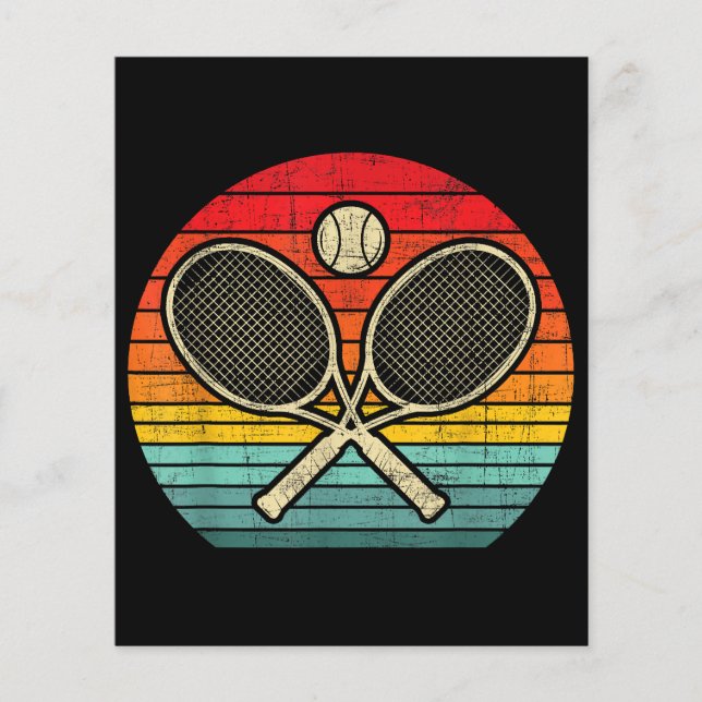 Racket de Tênis retrovisores cruzado - Pista despo (Frente)