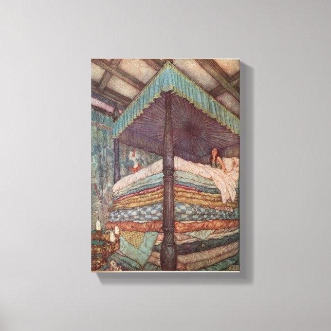 Rackham Fairytal Canvas Princess e Pea (Frente)