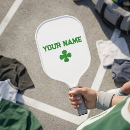 Racquete de Pickleball com Monograma de Nome de Es