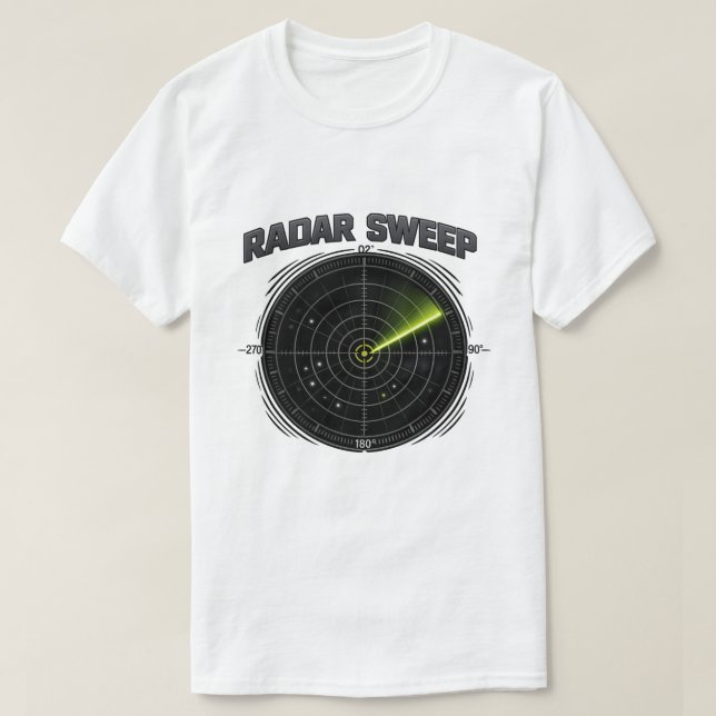 Radar Sweep Tactical T-Shirt (Frente do Design)