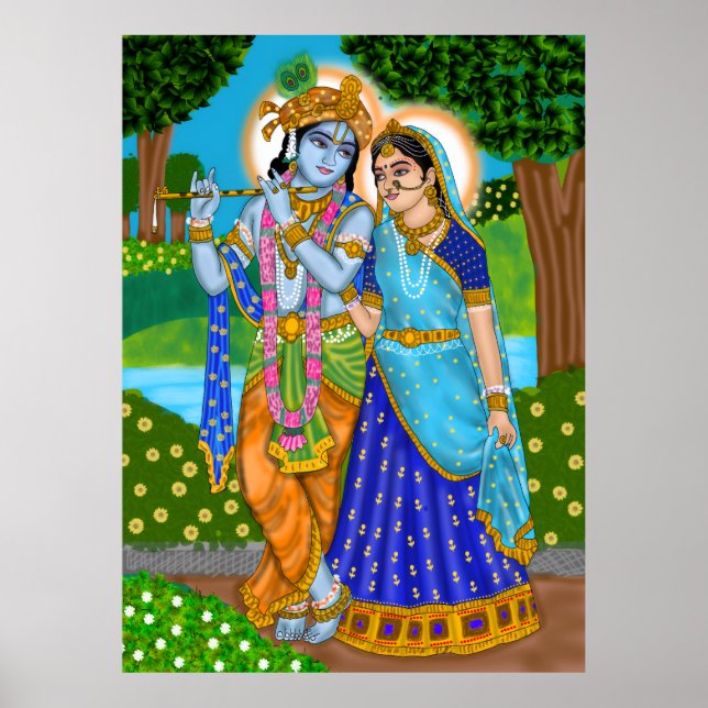 Radha Krishna Poster (Frente)
