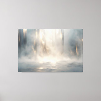 Radiant Field – Luminous Abstract Horizon Canvas W