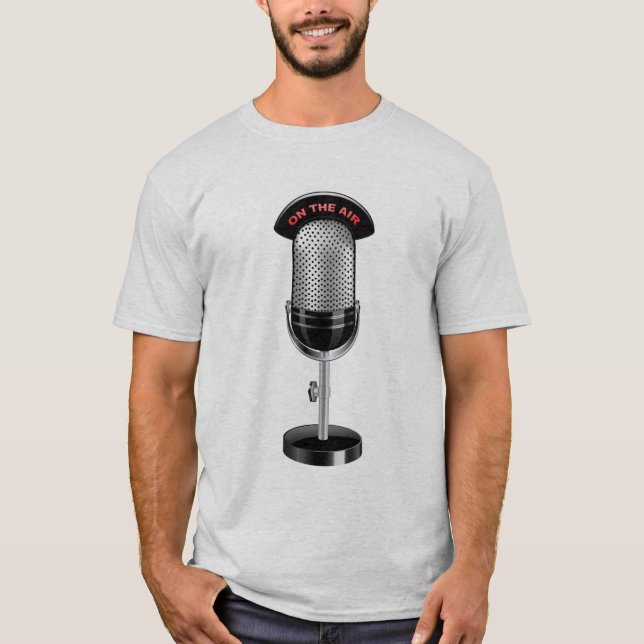 RADIO BROADCASTER "ON THE AIR" T-Shirts (Frente)