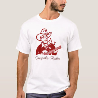 Rádio Cowpoke Cantando T-shirt Cowboy