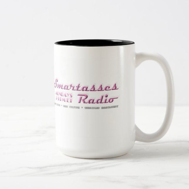 Rádio de Smartasses caneca do oficial de 15 onças (Direita)