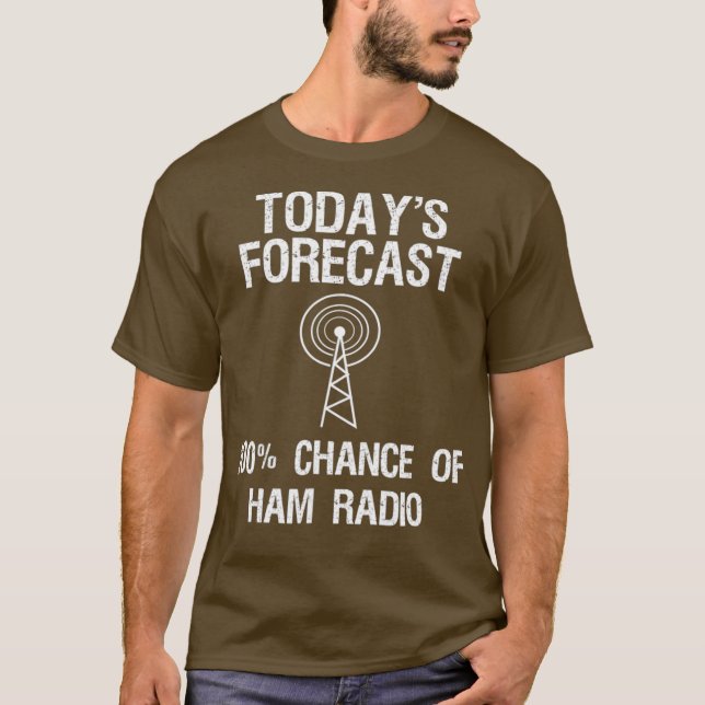 Rádio Ham Operador Rádio Amador Camisa Engraçada (Frente)