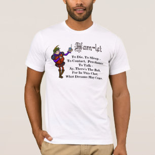 Radioamador Hamlet por acaso para falar o t-shirt