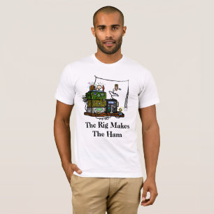 Rádios e t-shirt loucos da coruja