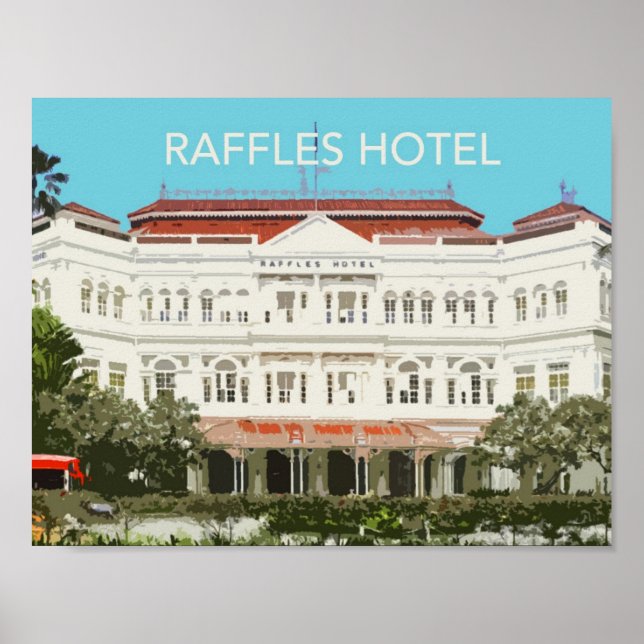 Raffles Hotel Singapore Poster (Frente)