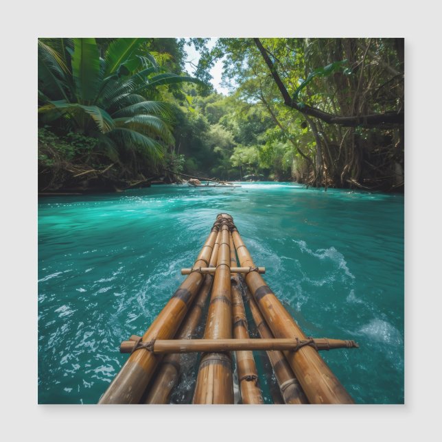 rafting no rio da Jamaica (Frente)
