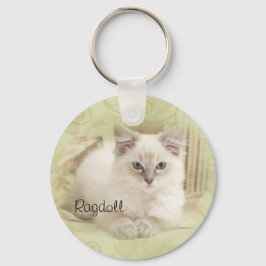 Ragdoll chaveiro verde