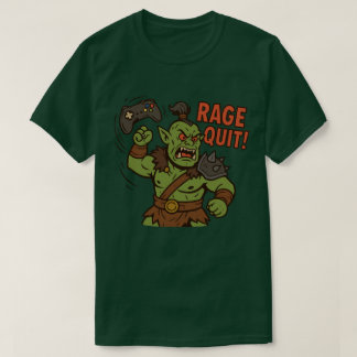 Rage Sair Engraçado D&D Orc T-Shirt