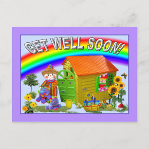 RAIBOW "Vai Bem Em Breve!" Cartão Postal