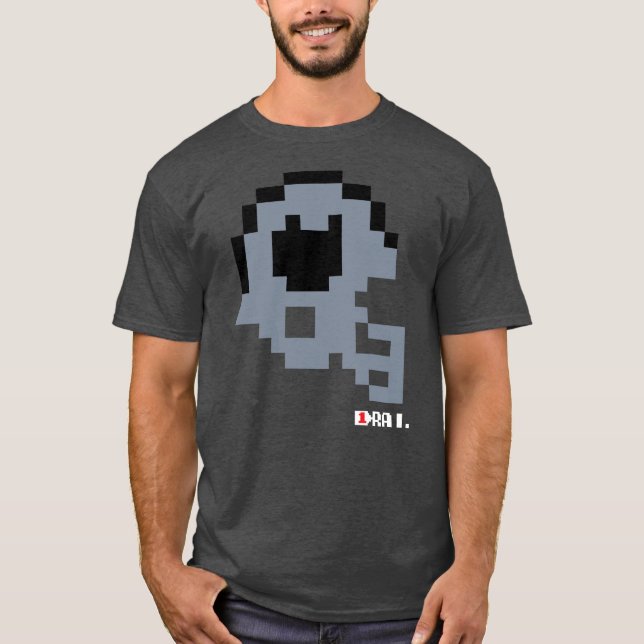 Raiders Tecmo Bowl Helmet T-Shirt (Frente)