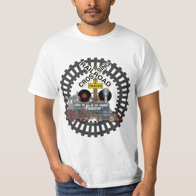 Railroad Train  t-shirt (Frente)