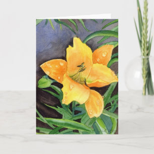 Rain Lily, cartão de cumprimentos