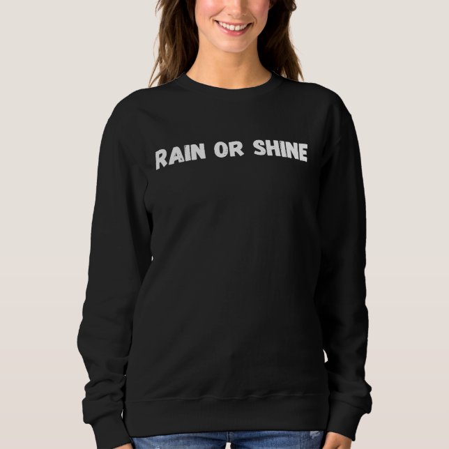 Rain or shine morning workout top (Frente)