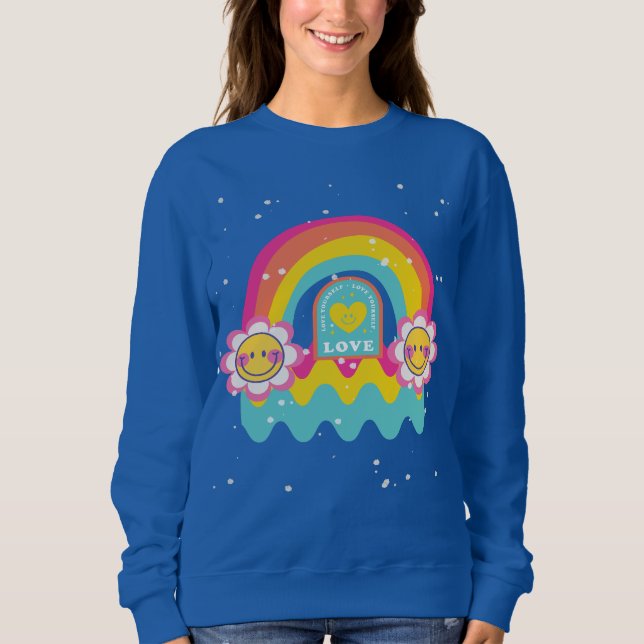 Rainbow Adora você mesmo T-Shirt (Frente)