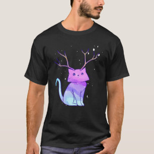 Rainbow Antler Cat Classic T-Shirt