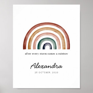 Rainbow Baby - Personalizado Impressão Arco-Íris