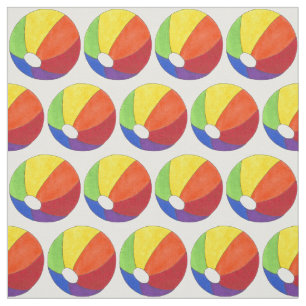 Rainbow Beach Ball Balls Beachball Summer Tecido