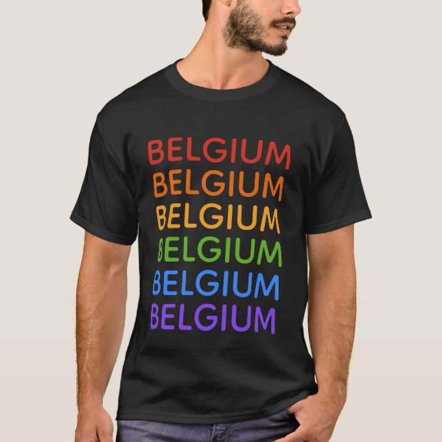 Rainbow Belgium shirts e jaquetas (Frente)
