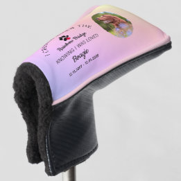 Rainbow Bridge Photo Pet Memorial Putter