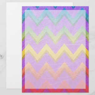 Rainbow Chevron por Shirley Taylor